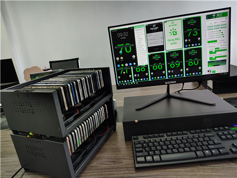 Ảnh Lắp Đặt Box Phone Farm Tại ParkCity, Hà Nội